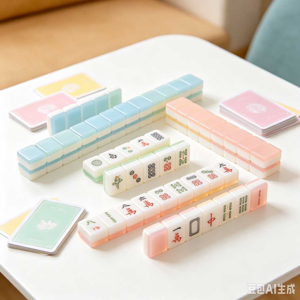 mahjong tile rack set